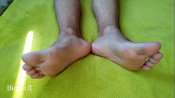 Cute feet on my bed