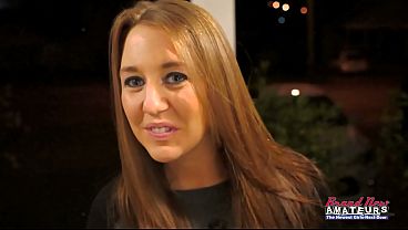 Petite Redhead Blue-Eyed Cutie Autum Gagging BJ Intense Oral Tease!