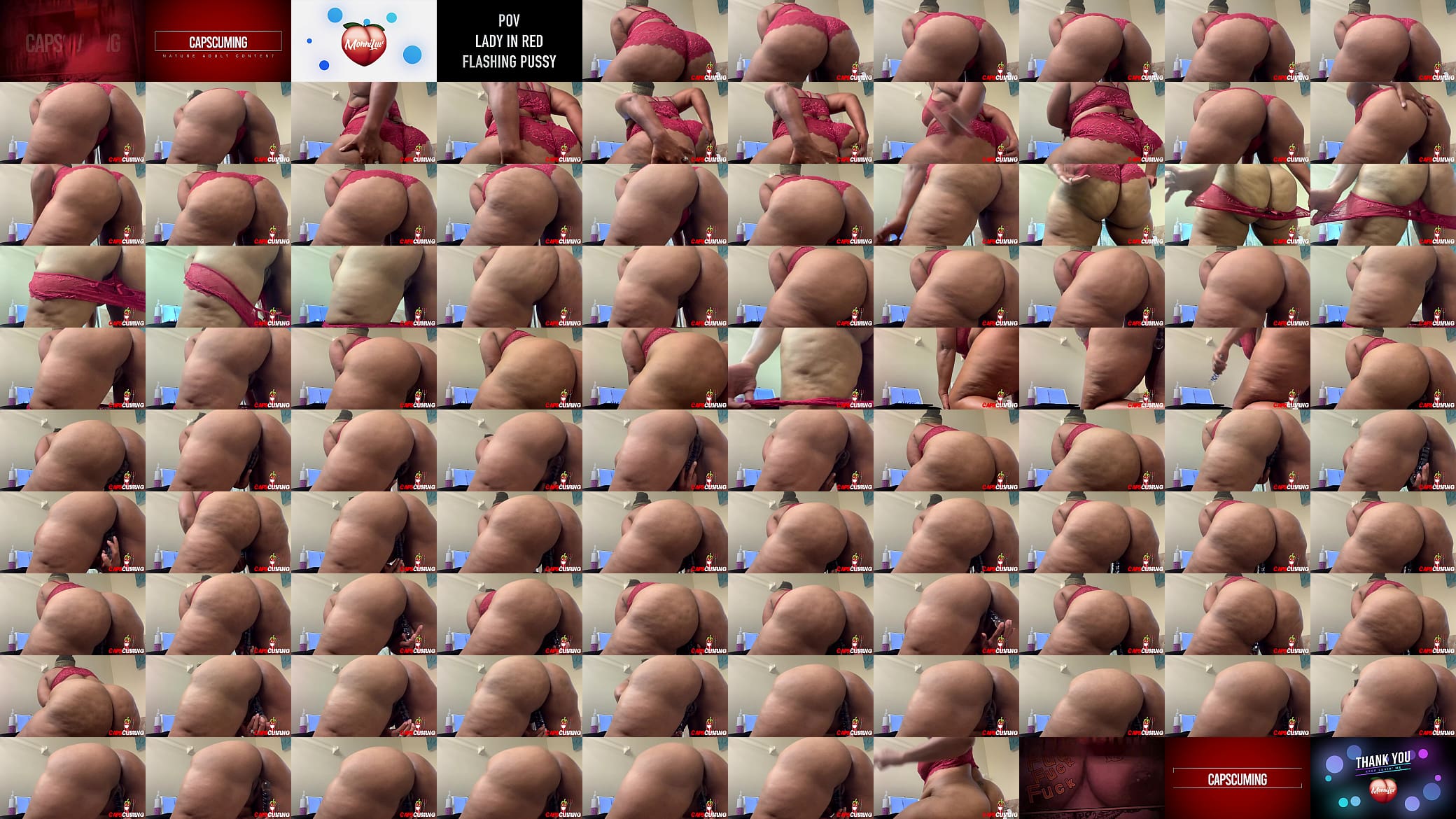 Red Attire &amp; Fire Ass &amp; Pussy Flash 预览图