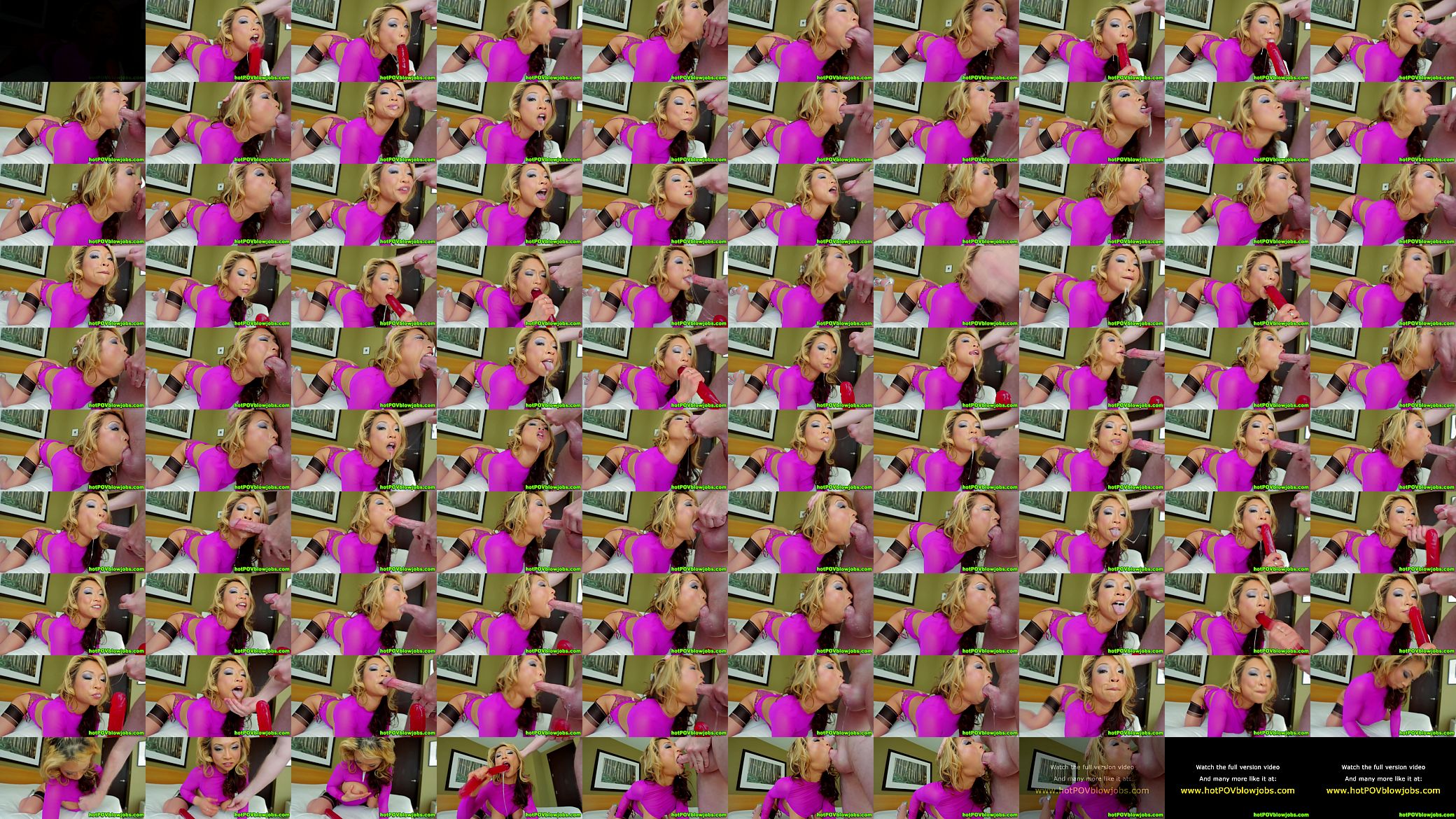 Asian slut facefucked pov 预览图