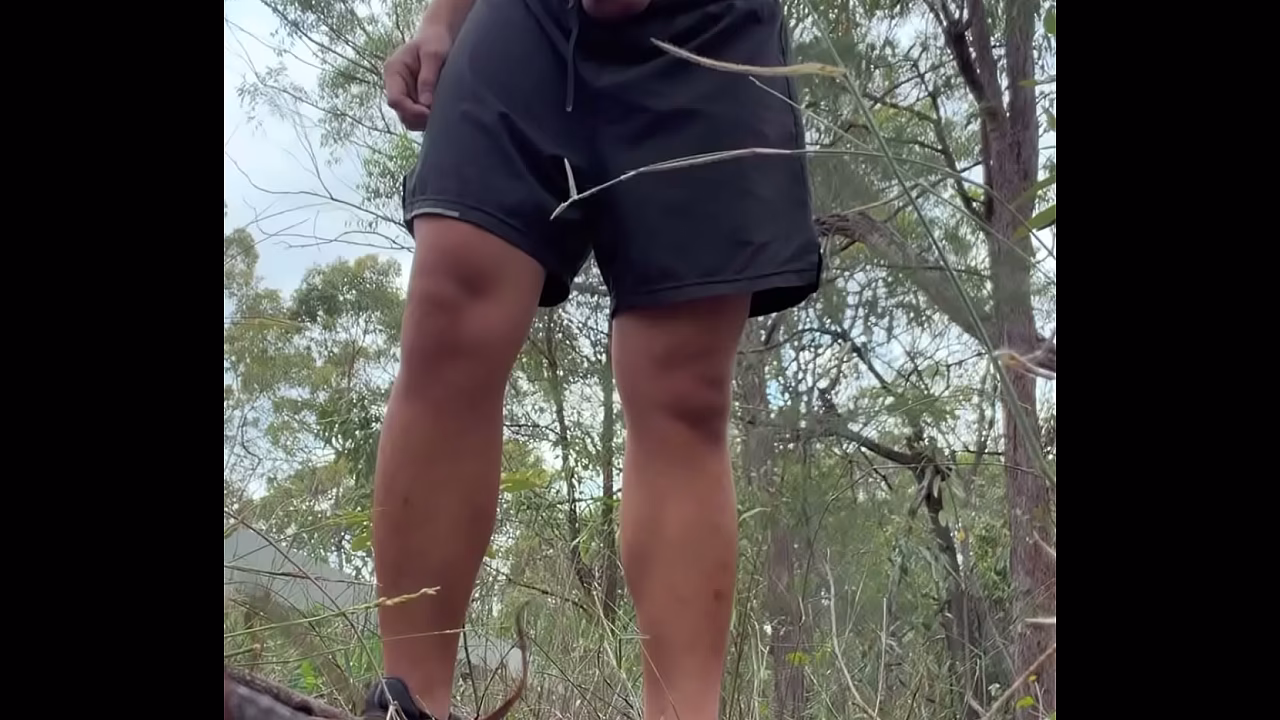 Outdoor Loaded Jerk After Running Into the Woods