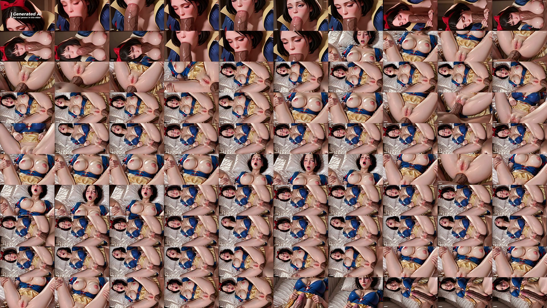 Snow White Anal Sexy Black Big Cock-Aipornmix-Virtual Sex(Generated Ai) 预览图