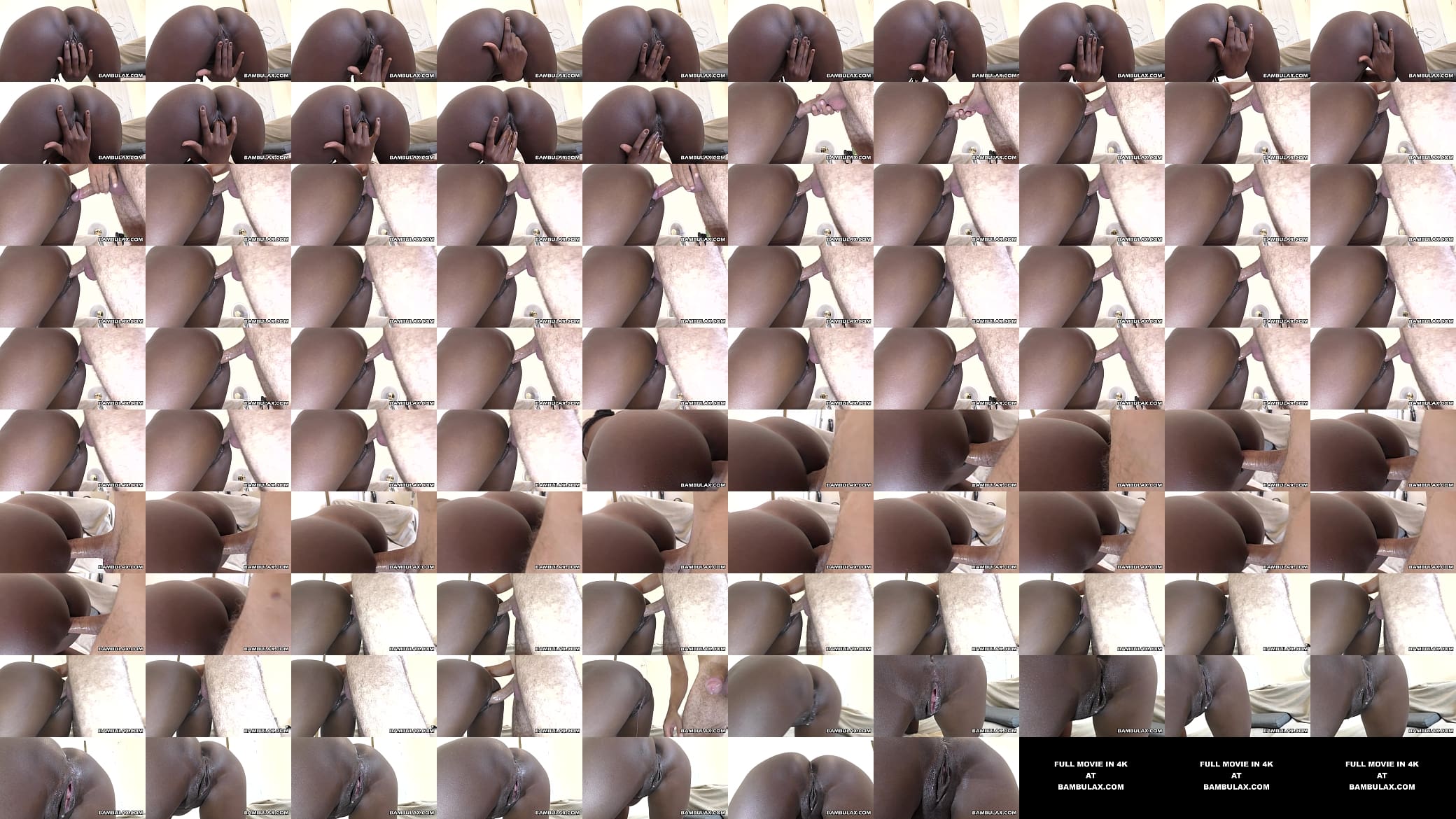 Ebony slut loves big white cock and creampie amateur 预览图