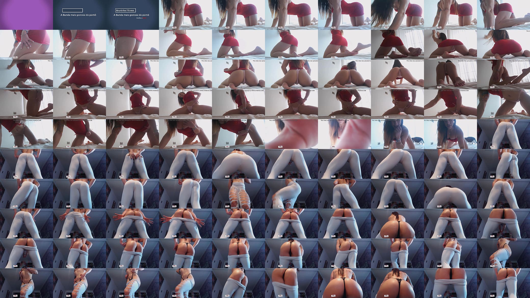 Cute Brazilian girl with big ass - Legging, micro panties and mini skirt HOT HOT HOT 预览图