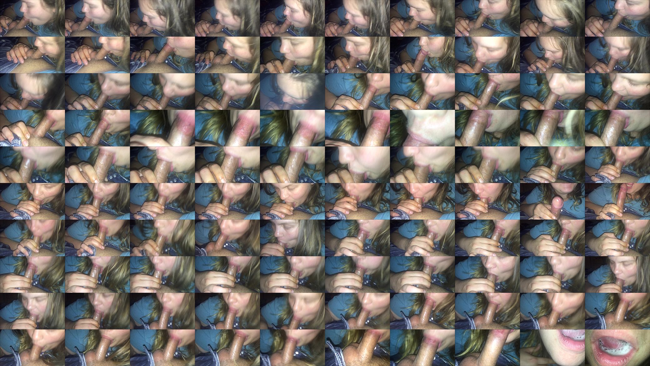 Best deep throat and cum swallowing midnight blowjob by hot MILF 预览图