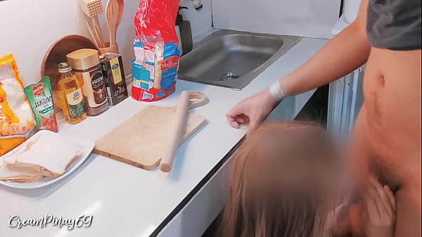 Pinay Maid Destroyed by Boss in the Kitchen