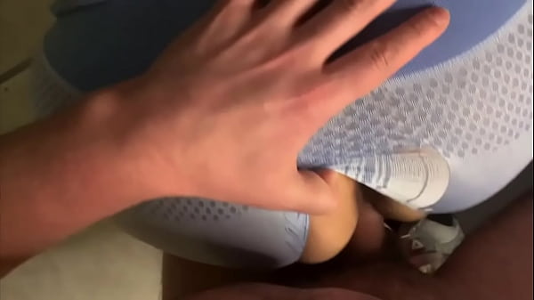 Premature Ejaculation all over my Ripped Leggings! Multiple Cumshots