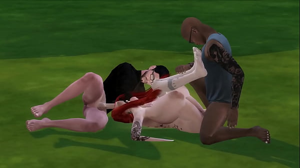Sims 4 porn Mortimer and Duncan fuck whore Sabri Muff and Mercedes joins