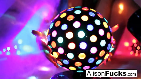 Sexy big boobed disco ball babe Alison Tyler
