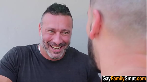 Download Video - Hot step daddy finds out his stepcousin is gay