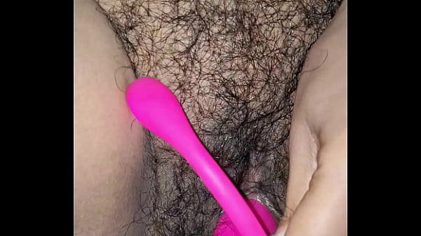 Very Hot Hairy Desi Indian Bhabhi Inserting Dildo