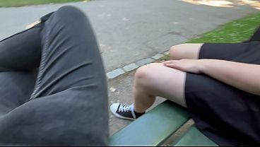 STRANGER FUCKED ME IN A PARK TOILET (risky!)