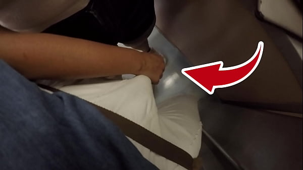 Unknown Blonde Milf with Big Tits Star Touching My Dick in Subway ! That's called Clothed Sex?