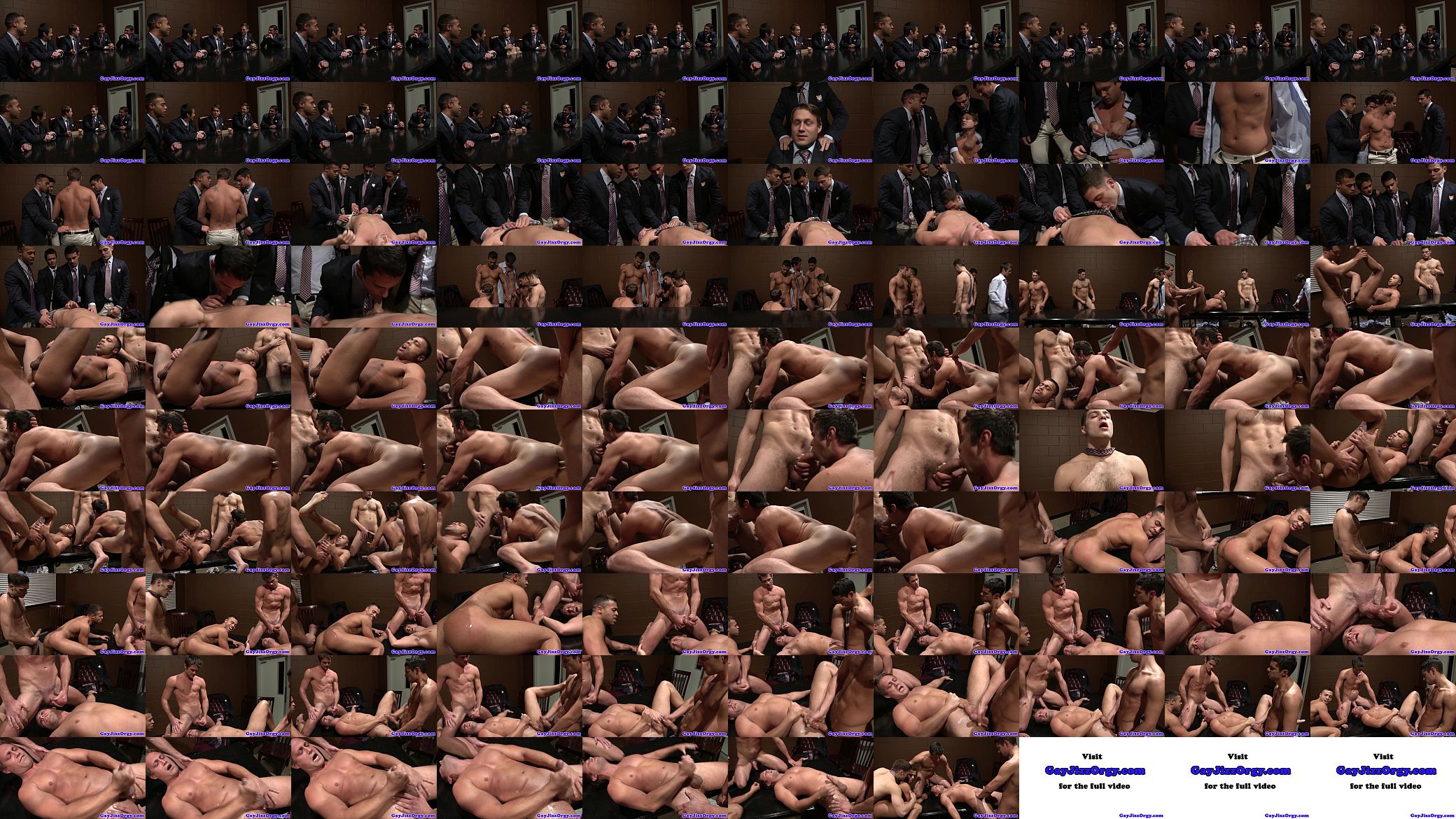 Orgy loving hunks shooting their loads 预览图