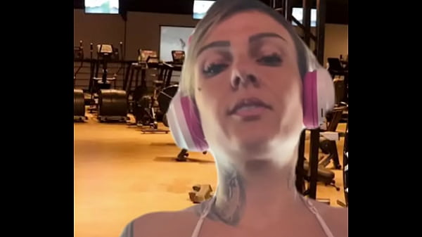 Me at the gym in a transparent bra with the tops of my breasts hard and the males looking at me made me very horny! My wet pussy running down my legs