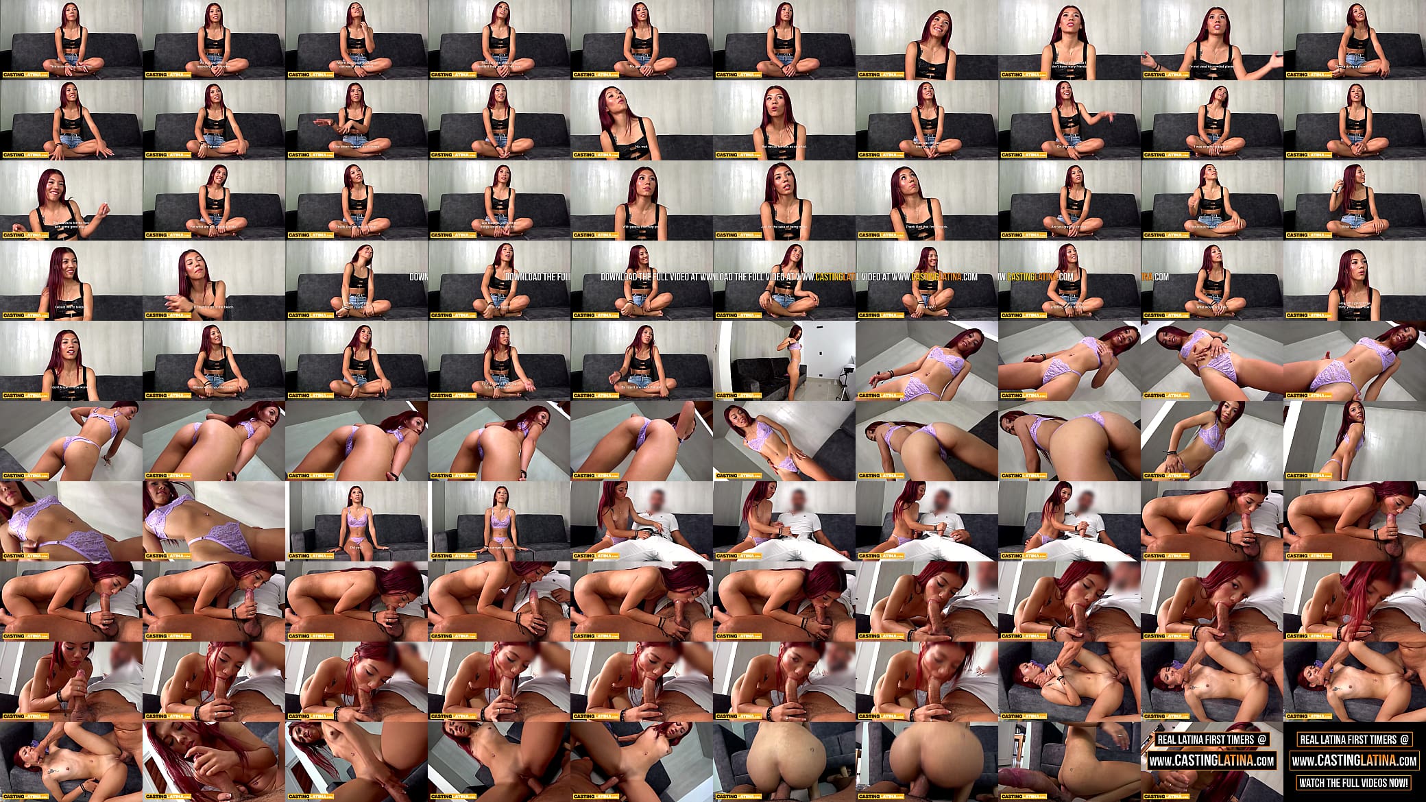 Petite Latina Conchi pounded perfect ass on white friend huge white dick 预览图