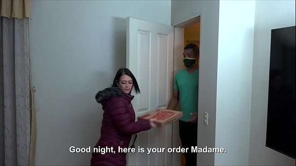 Download Video - Big Black Cock Delivery Man asks AishaRengifo for a Tip&period; She gives him her ass&period;