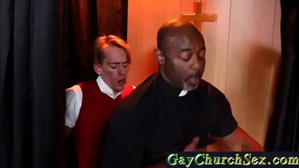 Download Video - Catholic Boy barebacks the Mature Horny Black Priest&commat;GayChurchSex