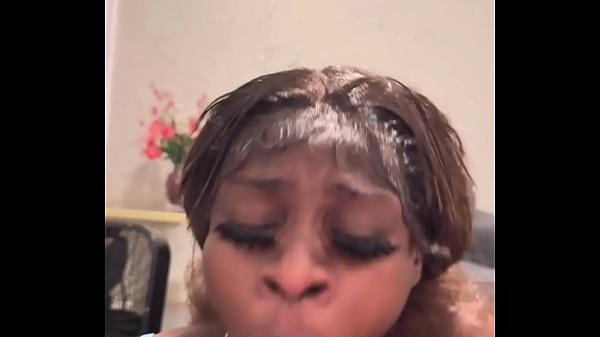 Breezy deep throat and cumshot