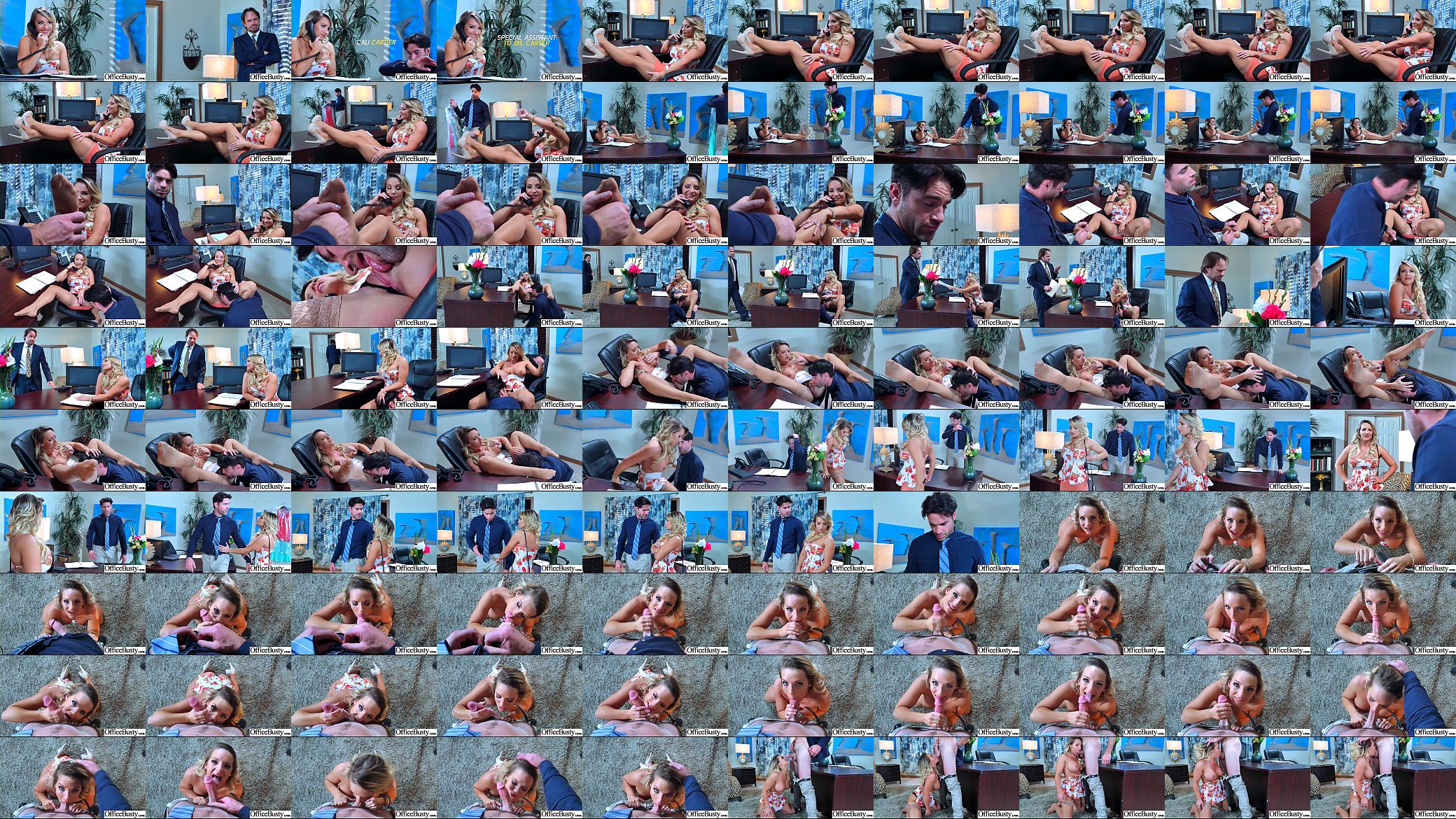 (Cali Carter) Sexy Big Tits Office Girl Love Hard Sex clip-07 预览图