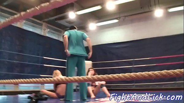 Busty babe fingered and eats tight pussy