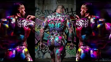 AI Men Body Paint