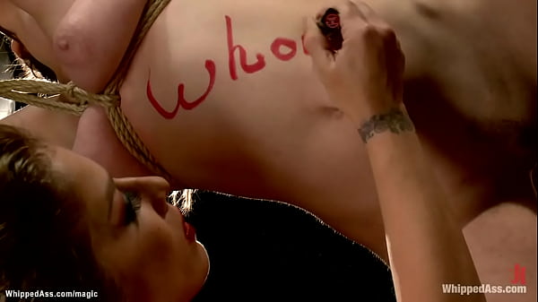 Busty lezdom whips and toys slut