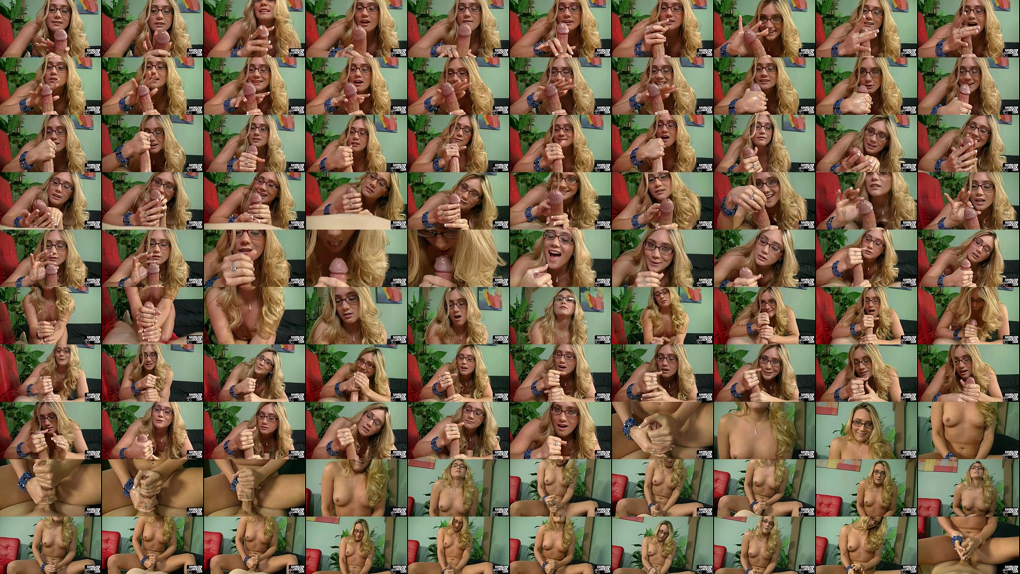 Slutty blonde handjob 预览图