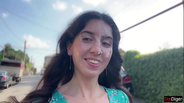 Download Video - Triple Cum on Face for Village Whore - Public Cumwalk