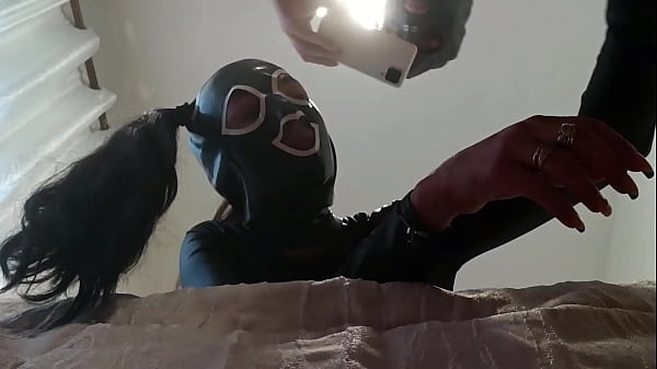 Long blowjob action in sexy clothes with oral creampie