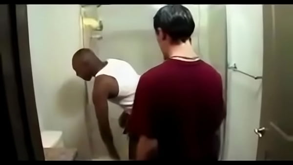 Big Black Cock Fucks White Boy in the Shower