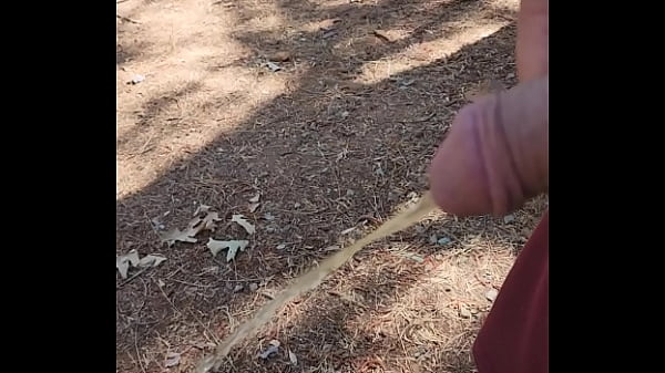Pissing outside
