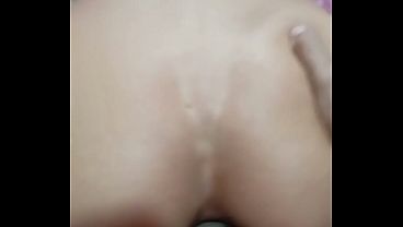 Skinny Latina with her beautiful small butt on all fours.