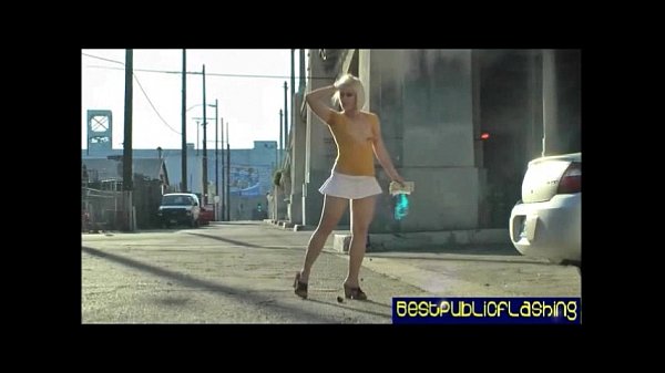 Download Video - Ash Hollywood - Hot Platinum Blonde Gash Flasher pt&period; 1
