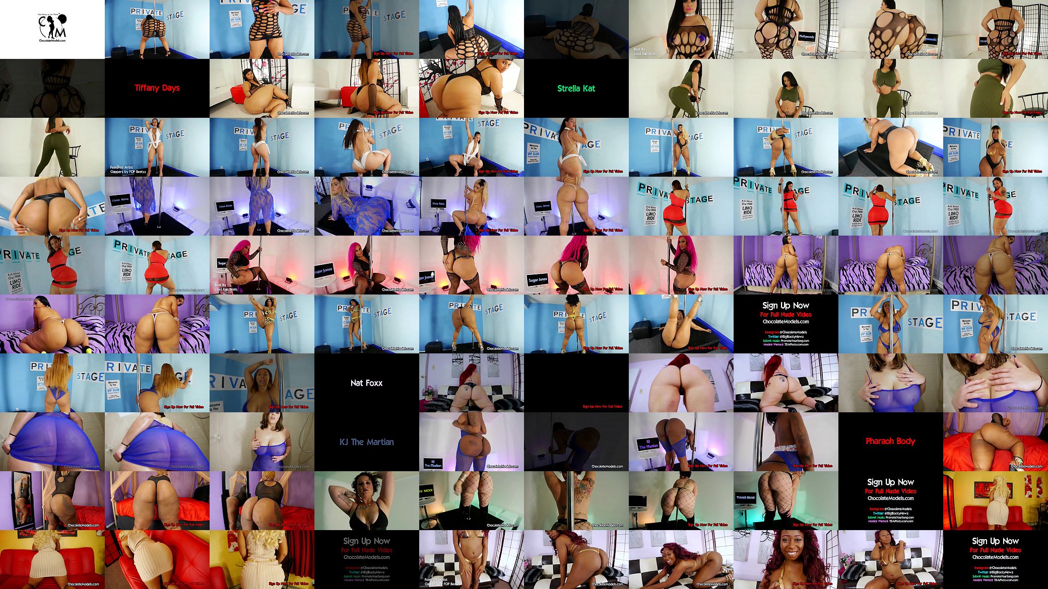 15 Big Butt Sexy Strippers Including Elegance, Tiffany Days, Strella Kat, Jada, Lissa Aires, Sugar Jones, Jean, Asia, Creole, Nat Foxx, London Andrews, KJ, Pharaoh Body, Thickii Nickii and More Nude Strippers 预览图