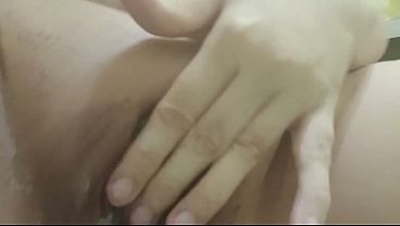 Playing with my tight pussy