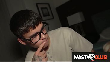 NASTY CLUB - Horny bimbo Jessie Rose Interracial CUCKOLD sex