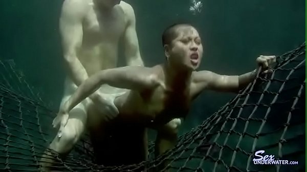 Underwater anal sex