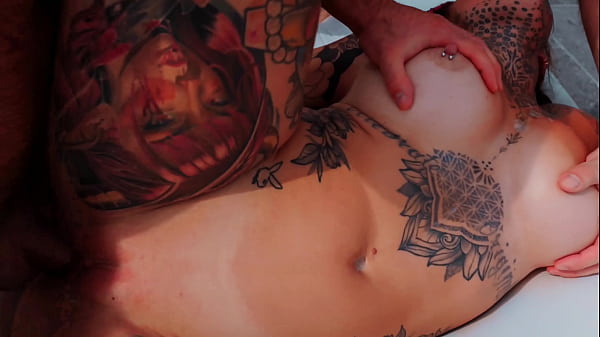 Tatted Pawg Mandi Cat Gets Hard Rough DVP and Anal by the Pool - Alfie, Steve Rickz