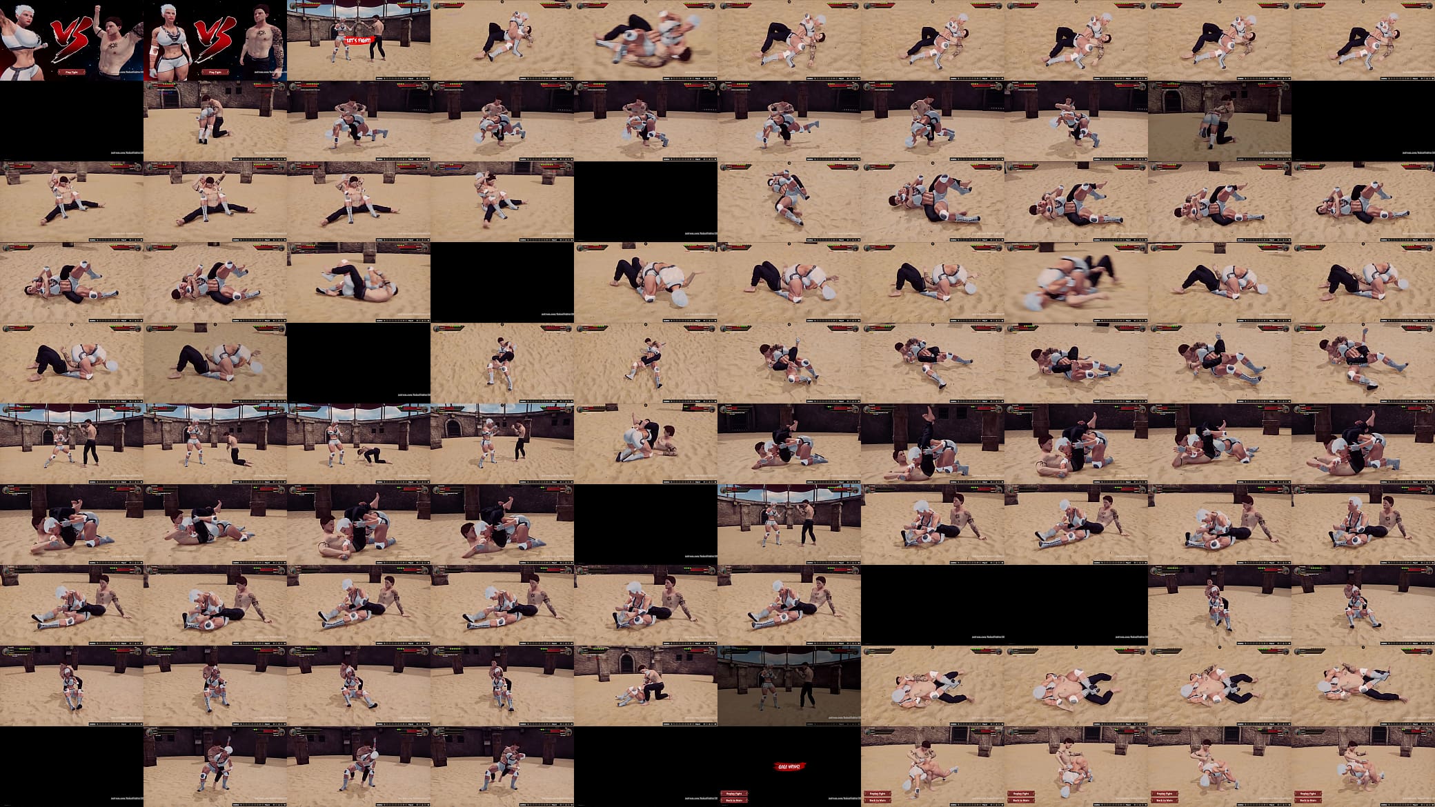 Broadzilla VS Gigi (Naked Fighter 3D) 预览图