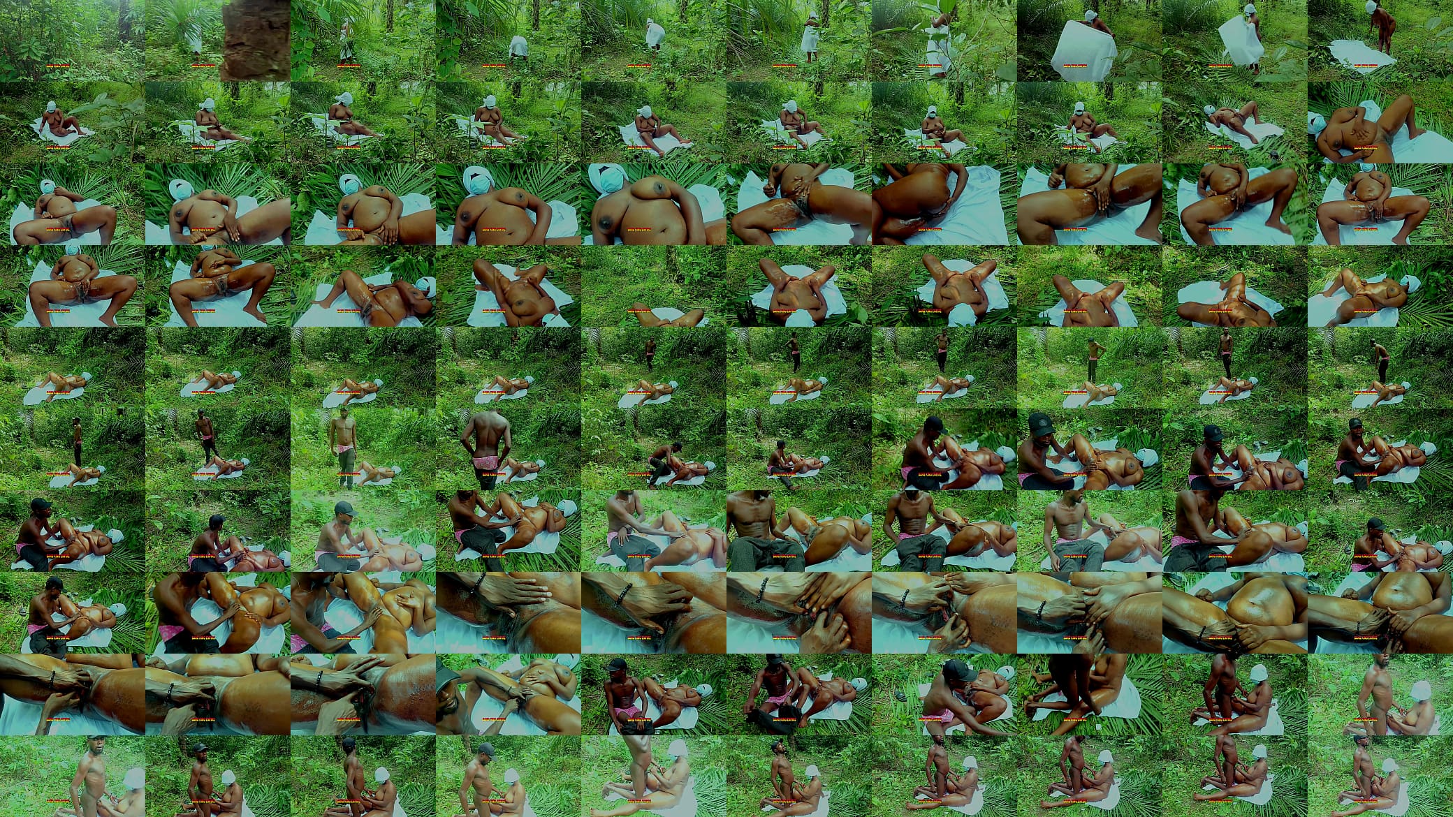 I made her cum twice loudly in the bush with my big cock porn 预览图