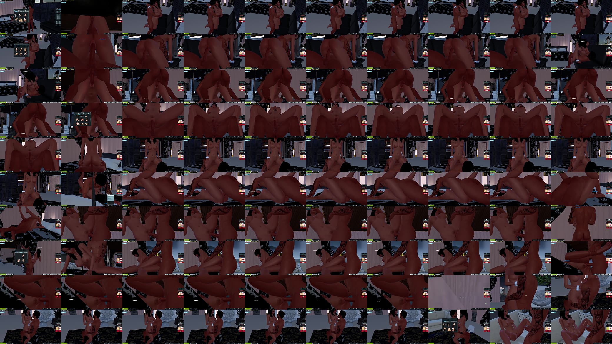 3DXChat - Vaginal Compilation - oOAlexiaOo and NightxWolf 预览图