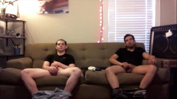 Straight guys pay the bill by jerking off on hi...