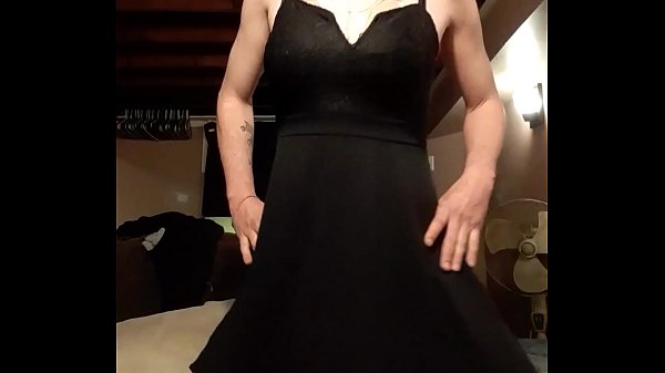 Download Video - Sexy black dress round 2