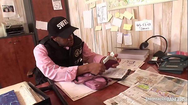 Yoha gets her curvy black ass fucked balls deep by Police Officer