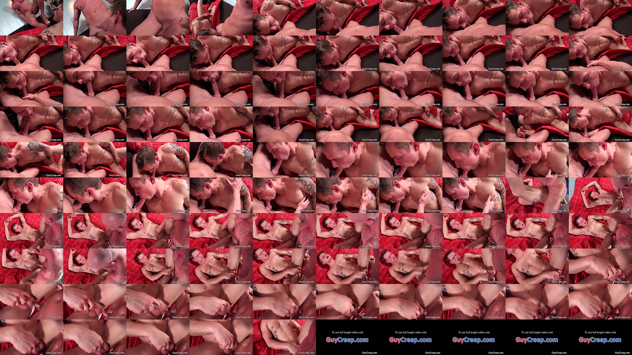 Hard bodied Trent Diesel spying gay video 预览图