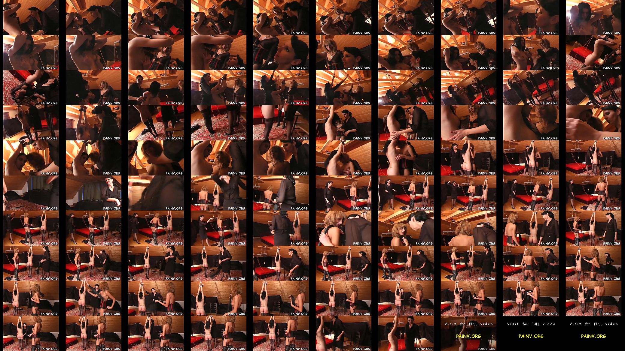 Extreme bondage act with old boy mistreating a slut 预览图