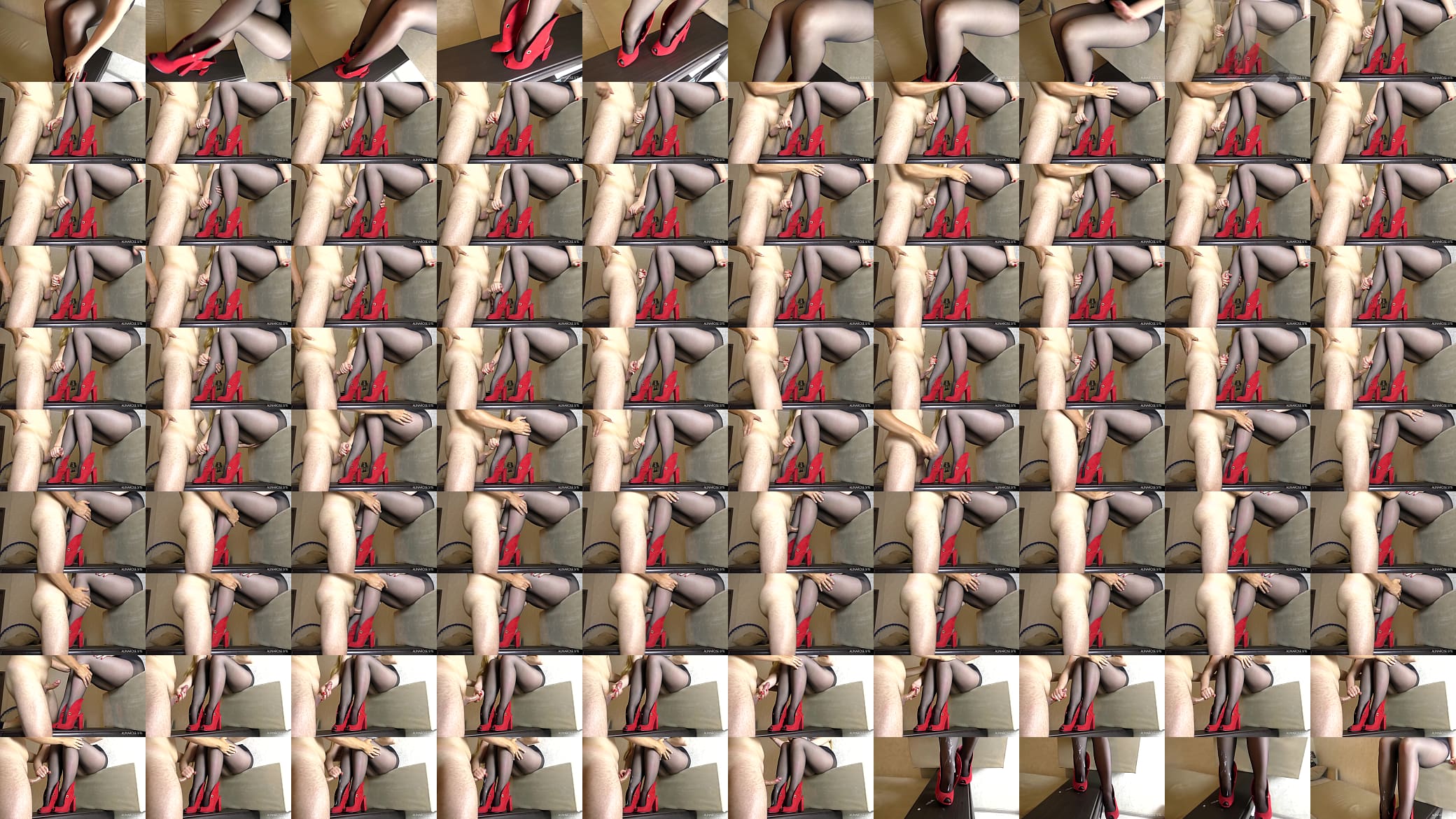 Step sister made her brother cum on Shoes - thighjob 预览图