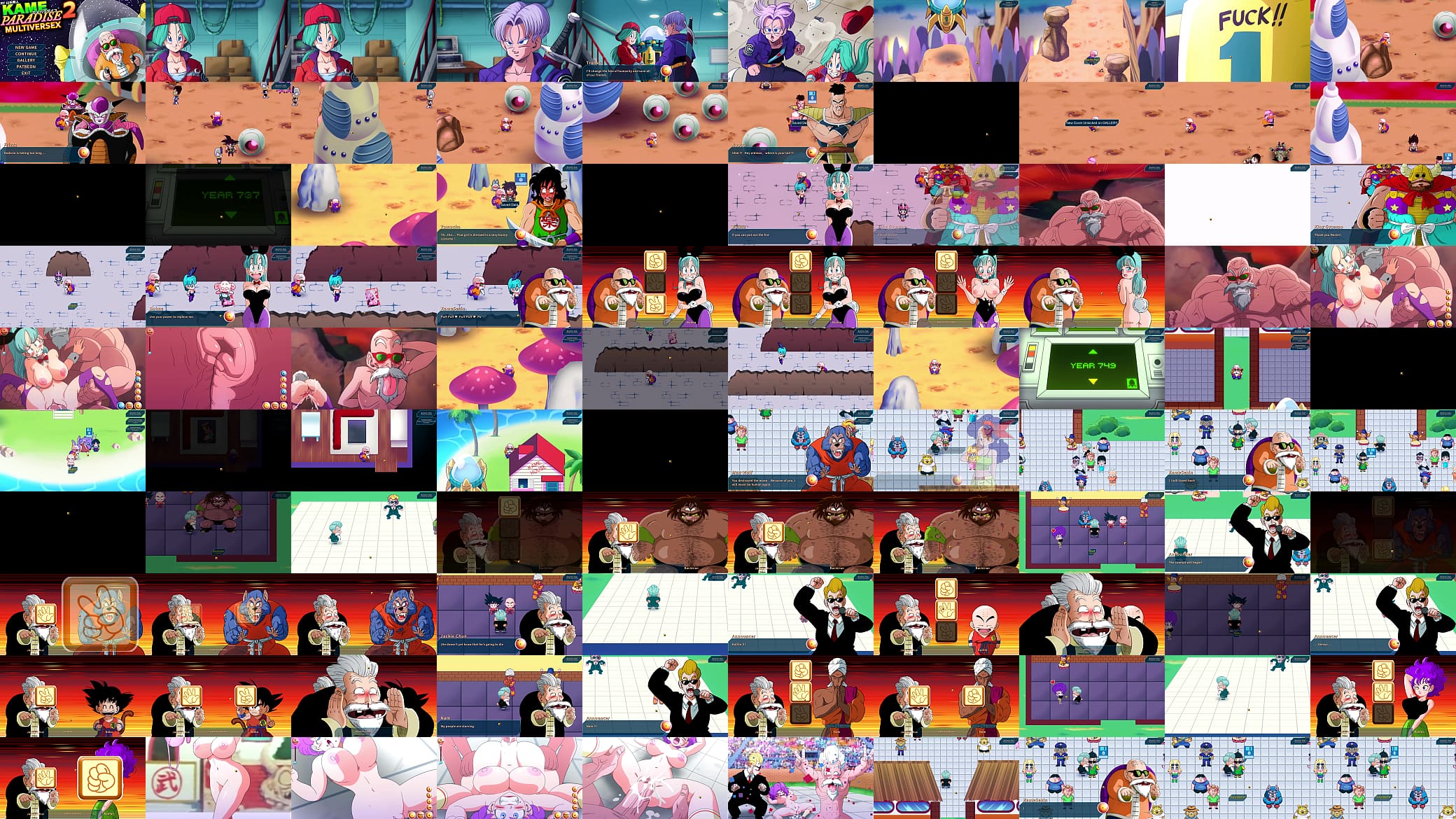 Kame Paradise 2 Multiversex Ep.1 - Sex with Bulma and Ranfan 预览图
