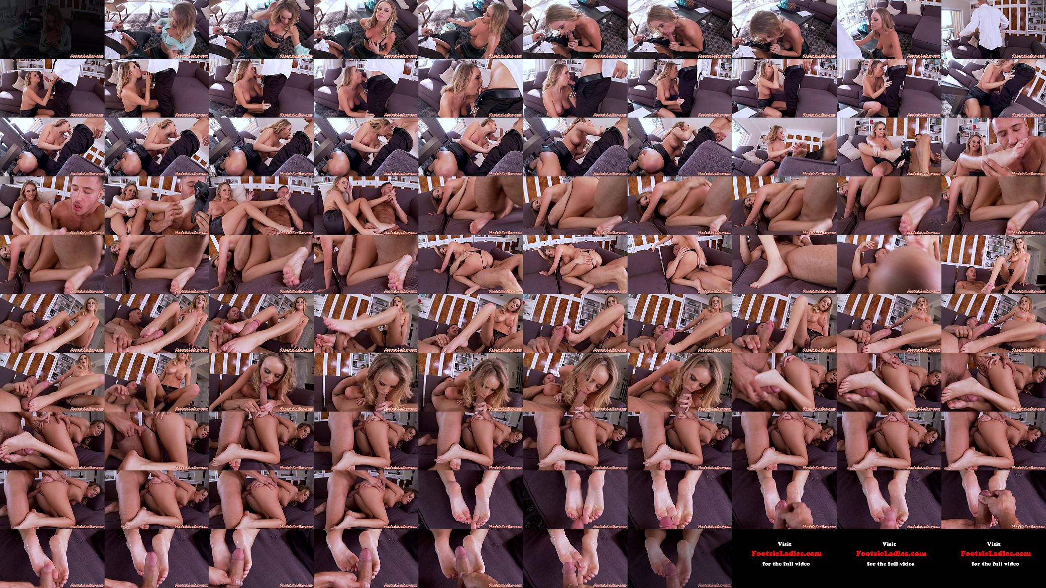 Pussyfucked euro gets cum on her feet 预览图